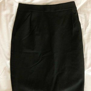 Black Express Pencil Skirt